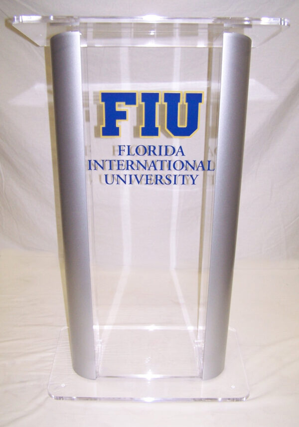 ETCHED & VINYL  LOGOS FOR ACRYLIC LECTERNS