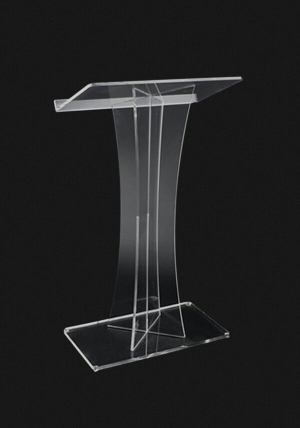 ACRYLIC "X" STYLE LECTERN