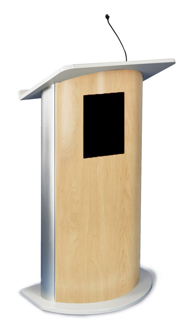 CONTEMPORARY CURVED PANEL LECTERNS | WIRELESS - Image 3