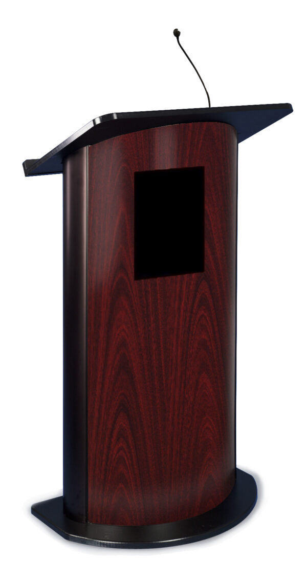 CONTEMPORARY CURVED PANEL LECTERNS | WIRELESS - Image 2