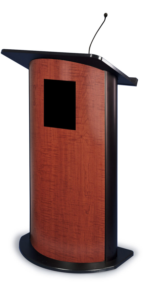 CONTEMPORARY CURVED PANEL LECTERNS | WIRELESS