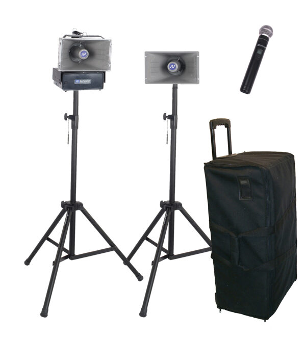 DELUXE WIRELESS HANDHELD HALF-MILE HAILER KIT SW637