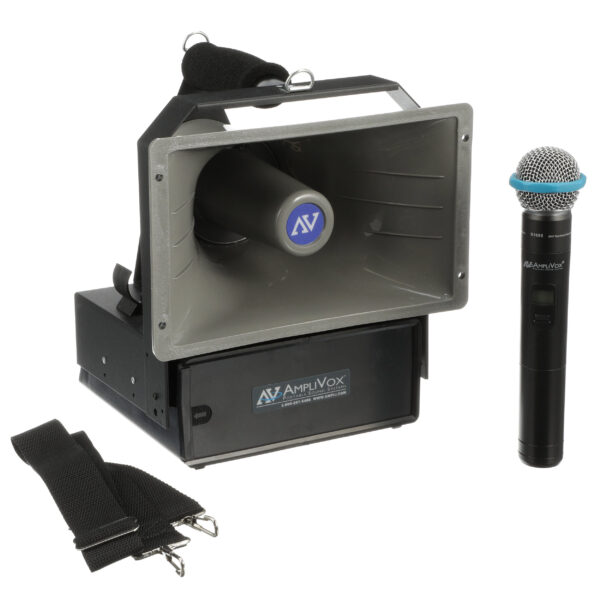 WIRELESS HANDHELD HALF-MILE HAILER SW615A